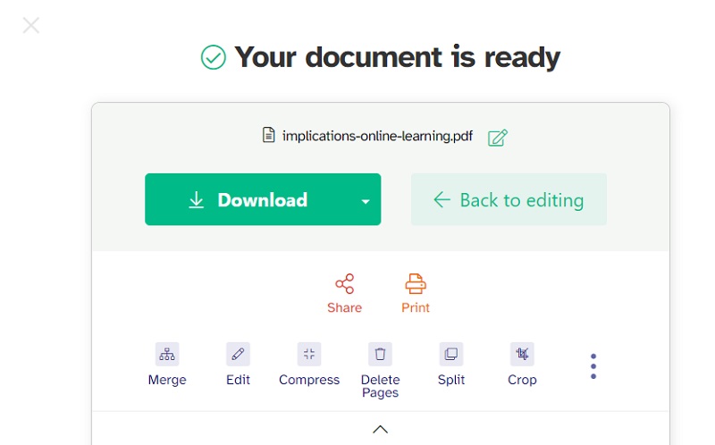 apply changes and save