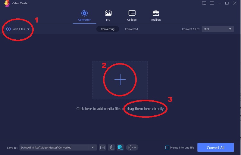 add an mkv file by tapping the add file or clicking the + sign or dragging it directly