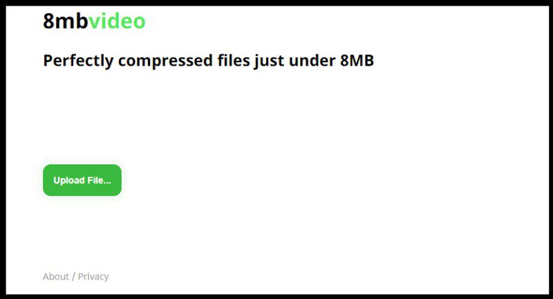8mb video compressor interface