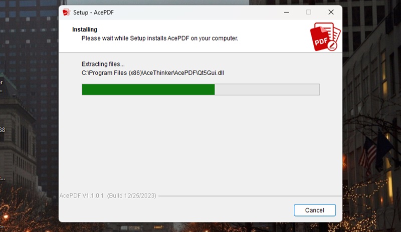complete the installation process