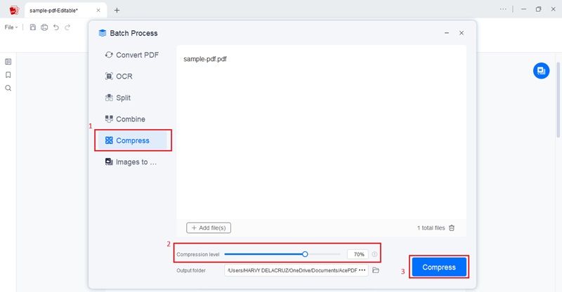 compress pdfs