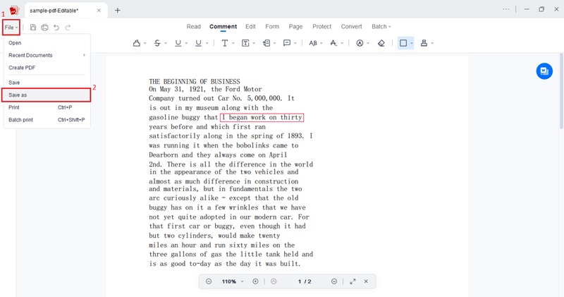save your annotations
