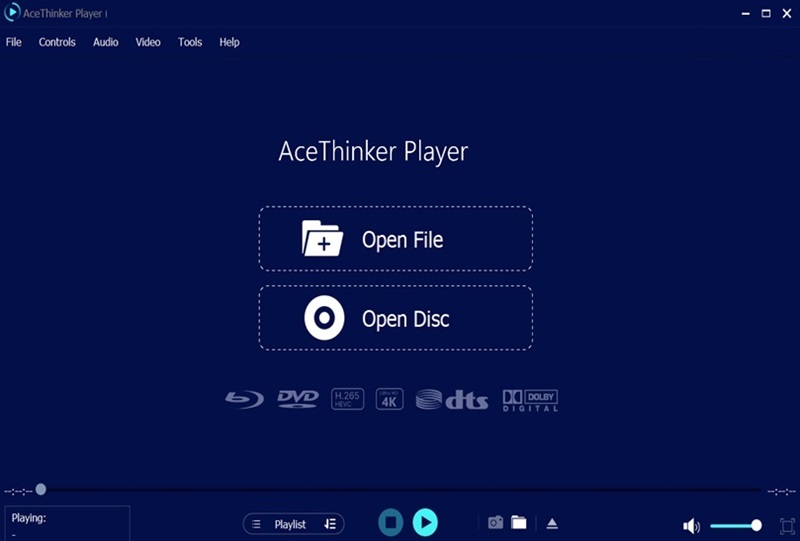acethinker player main interface