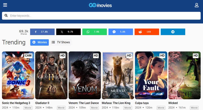 fbox alternative gomovies homepage