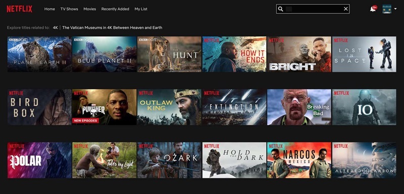 fbox alternative netflix homepage