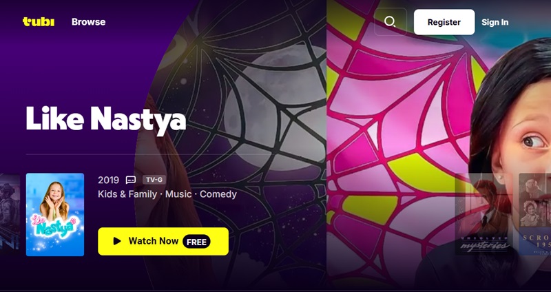 tubi tv homepage