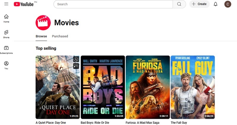 youtube movies