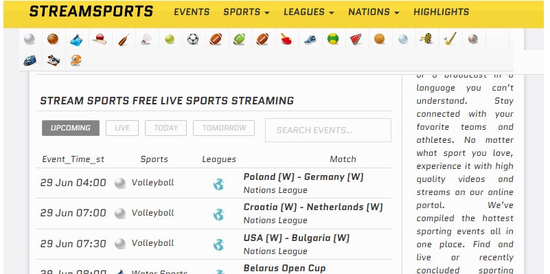 hesgoal alternative streamsports