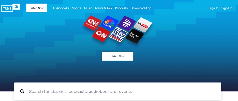 unblocked music sites - tunein