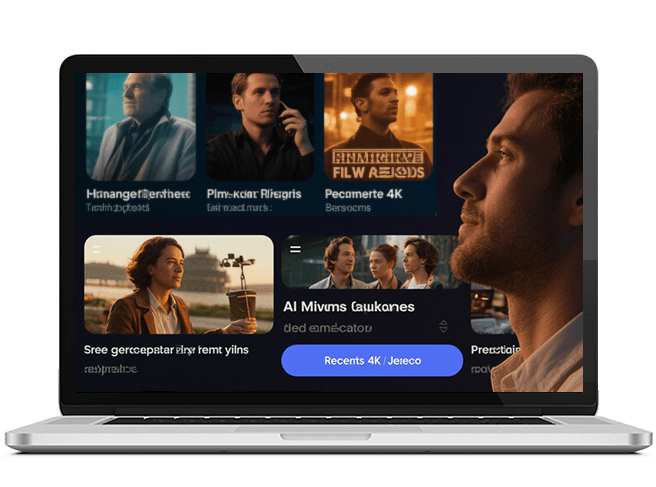 ai movie finder banner image