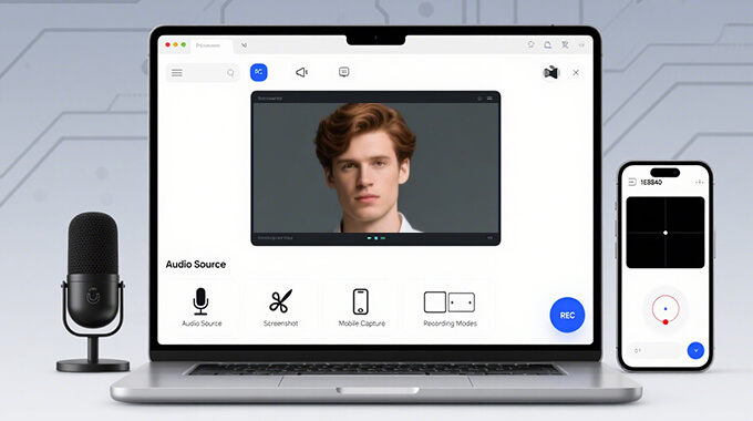 microphone and webcam support